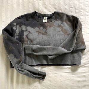 Cropped Bleached sweatshirt